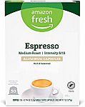 50-Ct Amazon Fresh Nespresso Original Espresso Medium Roast Capsules $13.18