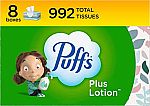 Amazon - $15 off $50: 32 Boxes Puffs Plus Lotion Facial Tissues (4 for $36) and more