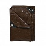 Stansport Reinforced Brown Rip-Stop Tarp (5' x 7') $3.99