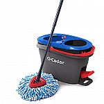 O-Cedar Microfiber Spin Mop Cleaning System + 75 Sq Ft Reynolds Wax Paper Roll $37.50 and more