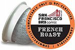 80-Count San Francisco Bay Coffee K Cup Dark Roast Pods (French Roast) $17.43
