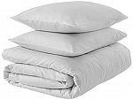 3-Pc Amazon Aware Organic Cotton 300 Thread Count Duvet Cover Set, Queen $30.50