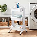 3-Tier Brightroom Rolling Utility Cart $15