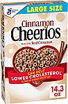 14.3 Oz Cinnamon Cheerios Breakfast Cereal $3.32