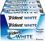 144 Count Trident White Peppermint Sugar Free Gum $5