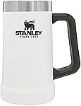 24-Oz Stanley Adventure Big Grip Stainless Steel Insulated Beer Stein (White) $15