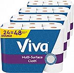 48 Double Rolls Viva Multi-Surface Cloth Paper Towels $59