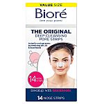 14-Ct Bioré Deep Cleansing Pore Nose Strips $5.95