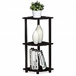 Furinno Turn-N-Tube 3-Tier Corner Display Shelving Unit $12.40