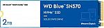 WD Blue SN570 2TB Internal SSD PCIe Gen 3 x4 $99.99