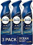 3-Pk 8.8 Oz Febreze Air Freshener Spray $5.69