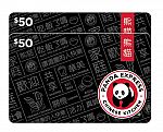 Panda Express $100 e-gift card $75
