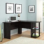 Ameriwood Home Dakota L-Shaped Desk with Bookshelves $66.55