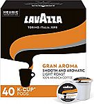 40-Count Lavazza Gran Aroma Single-Serve Coffee K-Cups $17 and more