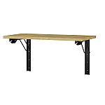 Industrial 4 ft. Folding Wood Top Workbench $105