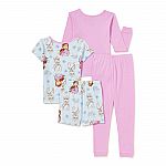 4-Pc Disney Frozen 2 Girls' Pajama Sleep Set (Sizes 4-10) $12