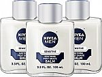 3-pack NIVEA MEN Sensitive Post Shave Balm 3.3 fl oz bottles $12.70