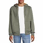 George Men's and Big Men's Faux Sherpa Fleece Jacket Sweatshirt $6