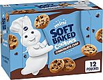 12 ct Pillsbury Mini Soft Baked Cookies, Chocolate Chip, Snack Bags $4