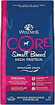 4 pound Wellness CORE Wholesome Grains Dry Dog Food $6.52
