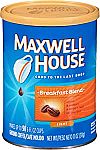 11 Ounce Maxwell House Breakfast Blend Ground Coffee, Light Roast $2.60