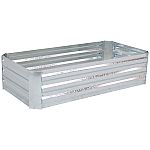 Sunnydaze Galvanized Steel Raised Garden Bed Rectangke $48.52 and more