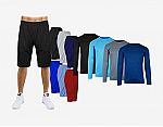 Men's 6-Pack Moisture Wicking Mesh Shorts $29.99 and more