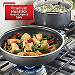T-fal Signature Titanium Nonstick 10.5" Fry Pan $17