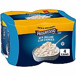 4-Pack 18.5-Oz Progresso New England Clam Chowder Soup $6.54