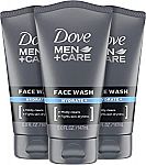3-Ct Dove Men+ Face Wash Hydrate Plus Skin Care, 5 Oz $8.62