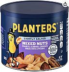 Planters Lightly Salted Mixed Nuts (10.3 oz Canister) $4.49