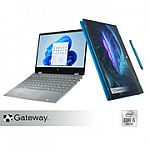 Gateway 14.1" 2-in-1 Elite FHD Laptop (i5-1035G1 256GB 8GB Gray) $299