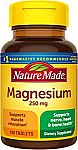 100-Count 250mg Nature Made Magnesium Oxide Tablets (2 Bottles for $3)