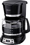 Bella 12-Cup Programmable Coffee Maker $11.99