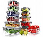 24-pc NutriChef Superior Glass Food Storage $14.99