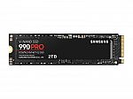 Samsung 990 PRO PCIe 4.0 NVMe SSD 1TB $80, 2TB $160