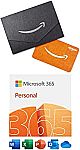 Microsoft 365 Personal 12-Month Subscription [PC/Mac Download] + $30 Amazon Gift Card $70