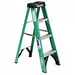 WERNER 8 ft. Fiberglass Step Ladder $69 and more