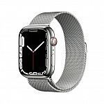 Apple Watch Series 7 GPS + Cellular 45mm Stainless Steel Case with Milanese Loop $429