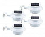 Boundary 4 Pack: Outdoor Solar Gutter Led Lights $15.99