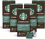 50-Count Starbucks by Nespresso Medium Roast Pike Place Roast Coffee $20