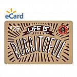 Chipotle $25 eGift Card $22.50 and more