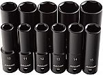 ARCAN PROFESSIONAL TOOLS 1/2 Inch Drive Deep Impact Socket Set $9.57