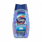140-Ct TUMS Smoothies Extra Strength Antacid Tablets $5.07