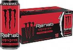 15-Pk 15.5-Oz Monster Rehab Strawberry Lemonade Energy Drink $17