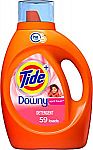 91 Oz Tide with Downy HE Laundry Detergent (4 for $34)