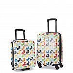 2-Pc American Tourister Disney Mickey Hardside Spinner Luggage Set (18" & 21") $99.99