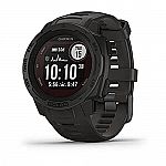 Garmin Instinct Solar Rugged Outdoor Smartwatch w/ Solar Charging $200