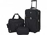 Travelers Club Bowman 3-Piece Expandable Luggage Set $32.99 and more