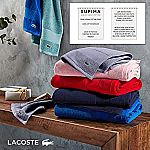 Lacoste Heritage Supima Cotton Bath Towel 30" x 54" $10.80